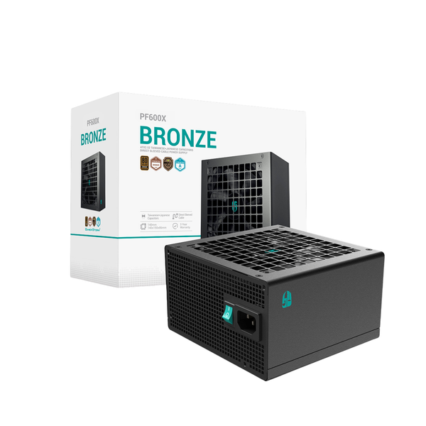 Nguồn máy tính Deepcool GAMER STORM PF600X 80 Plus Bronze ATX 2.52 600W