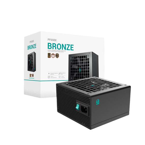 Nguồn máy tính Deepcool GAMER STORM PF650X 80 Plus Bronze ATX 2.52 650W