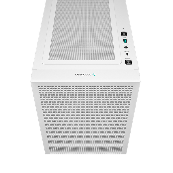 Case Deepcool CH360 DIGITAL WH Mid-tower mATX ARGB - White - 3F