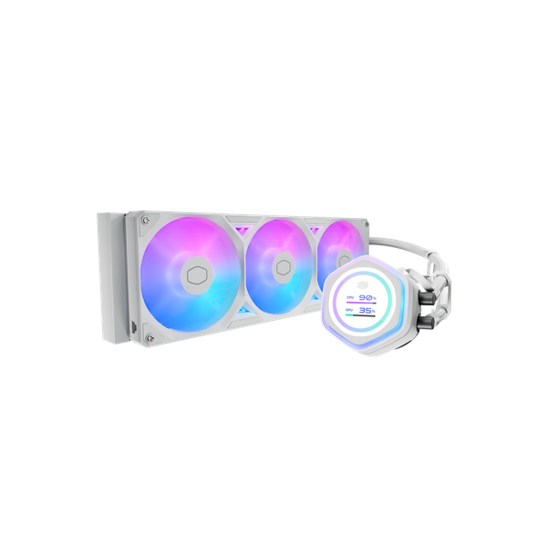 Tản nhiệt nước Cooler Master MasterLiquid Atmos II LCD 360 White