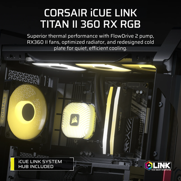 Tản nhiệt nước Corsair iCUE LINK TITAN II 360 RX RGB CW-9061037-WW