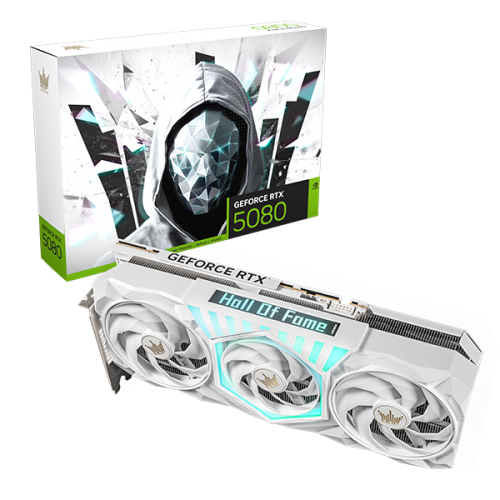 VGA GALAX GeForce RTX 5080 HOF Gaming White 16GB GDDR7 58NZN6MDDPFG