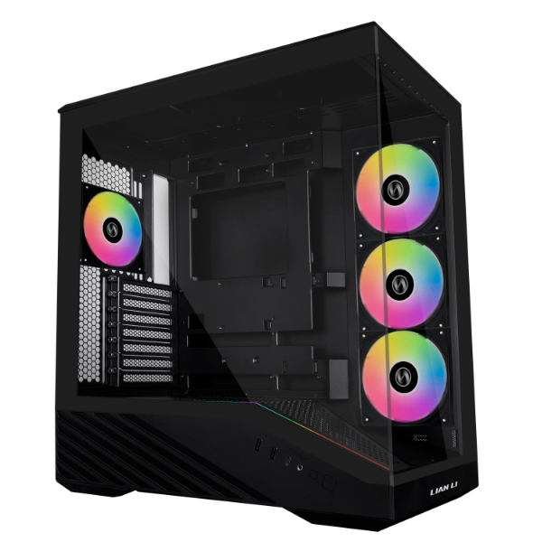 Vỏ case máy tính Lian Li V100 gồm 4 fan 120mm RGB Black - V100RX