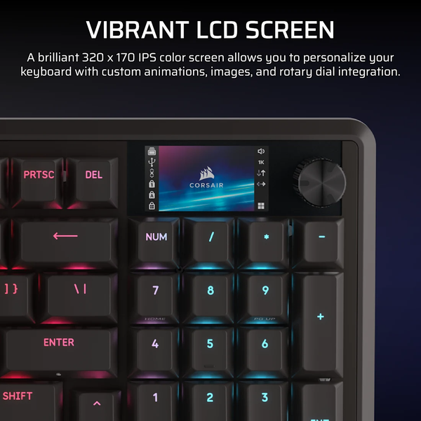 Bàn phím Corsair VANGUARD PRO 96-MGX Hyperdrive-BLK-RGB CH-91E911G-NA