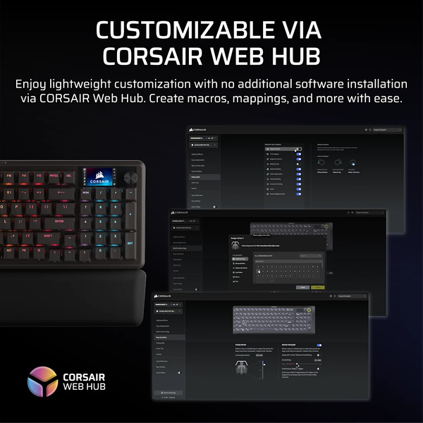 Bàn phím Corsair VANGUARD PRO 96-MGX Hyperdrive-BLK-RGB CH-91E911G-NA