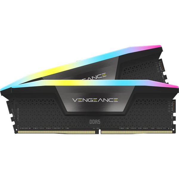 Ram PC Corsair DDR5 6400MHz 128GB 2x64GB VENGEANCE RGB Black Heatspreader CMH128GX5M2B6400C42