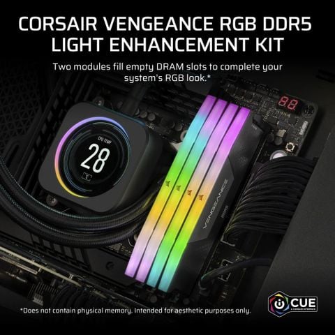 Kit LED Corsair DDR5 VENGEANCE RGB Light Enhancement Kit, RGB LED, Heatsink