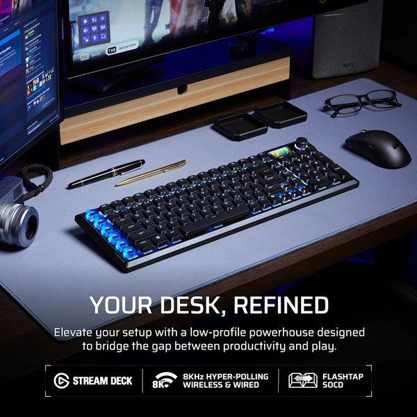 Bàn phím không dây Corsair VANGUARD AIR 99-CSR LP OPX-BLK RGB CH-91HA01B-NA
