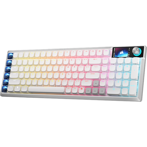 Bàn phím không dây Corsair VANGUARD AIR 99-CSR LP OPX-WHT RGB CH-91H901B-NA