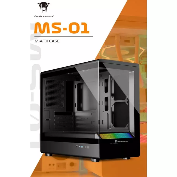 Case Jungle Leopard MS-01 Black M-ATX