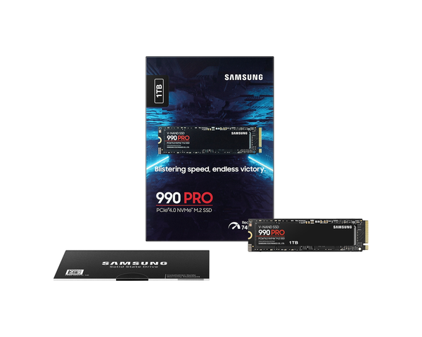 Ổ cứng SSD Samsung 990 PRO 1TB M.2 NVMe PCIe Gen 4.0 x4 MZ-V9P1T0BW