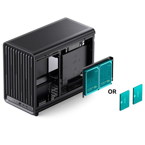 Case Jonsbo D33 Black Micro-ATX