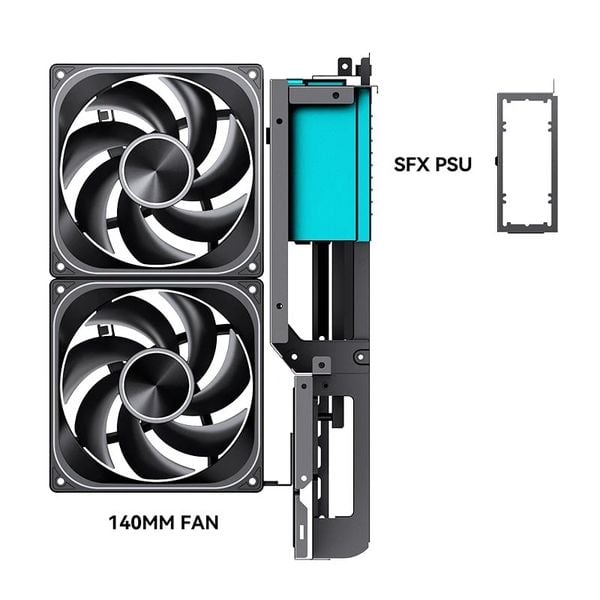 Case Jonsbo D33 Black Micro-ATX