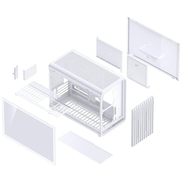 Case Jonsbo D33 White Micro-ATX