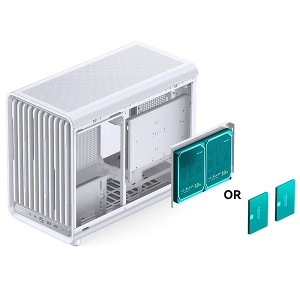 Case Jonsbo D33 White Micro-ATX