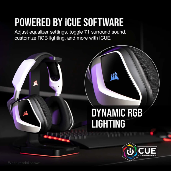 Tai nghe không dây Corsair VOID RGB ELITE, Carbon CA-9011201-NA