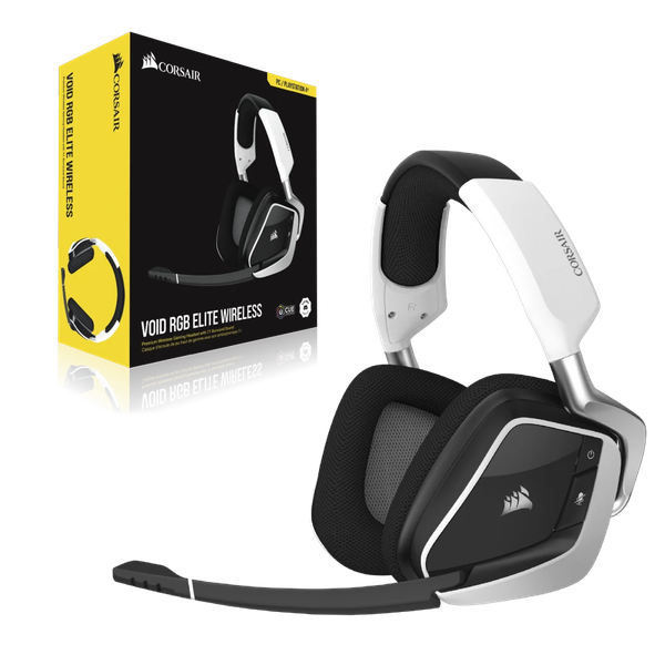 Tai nghe không dây Corsair VOID RGB ELITE, White CA-9011202-NA