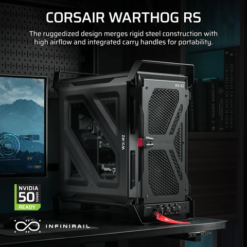 Vỏ máy tính Corsair WARTHOG RS Black CC-9011351-WW
