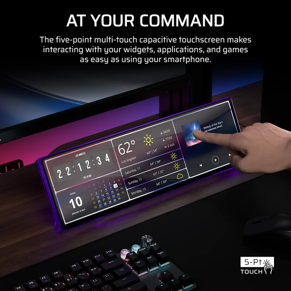 Màn hình cảm ứng Corsair XENEON EDGE Atomic Purple 14.5
