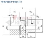  Elastomer Jaw Coup­lings ECE 6418 