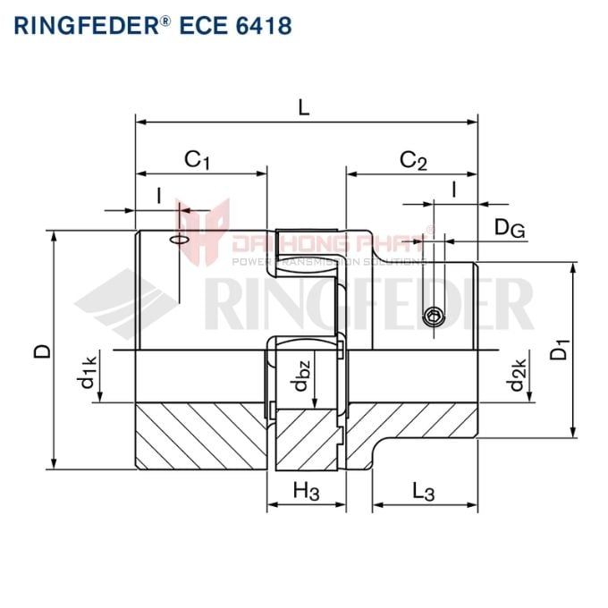  Elastomer Jaw Coup­lings ECE 6418 