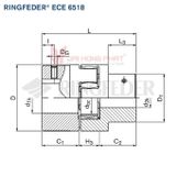  Elastomer Jaw Couplings ECE 6518 