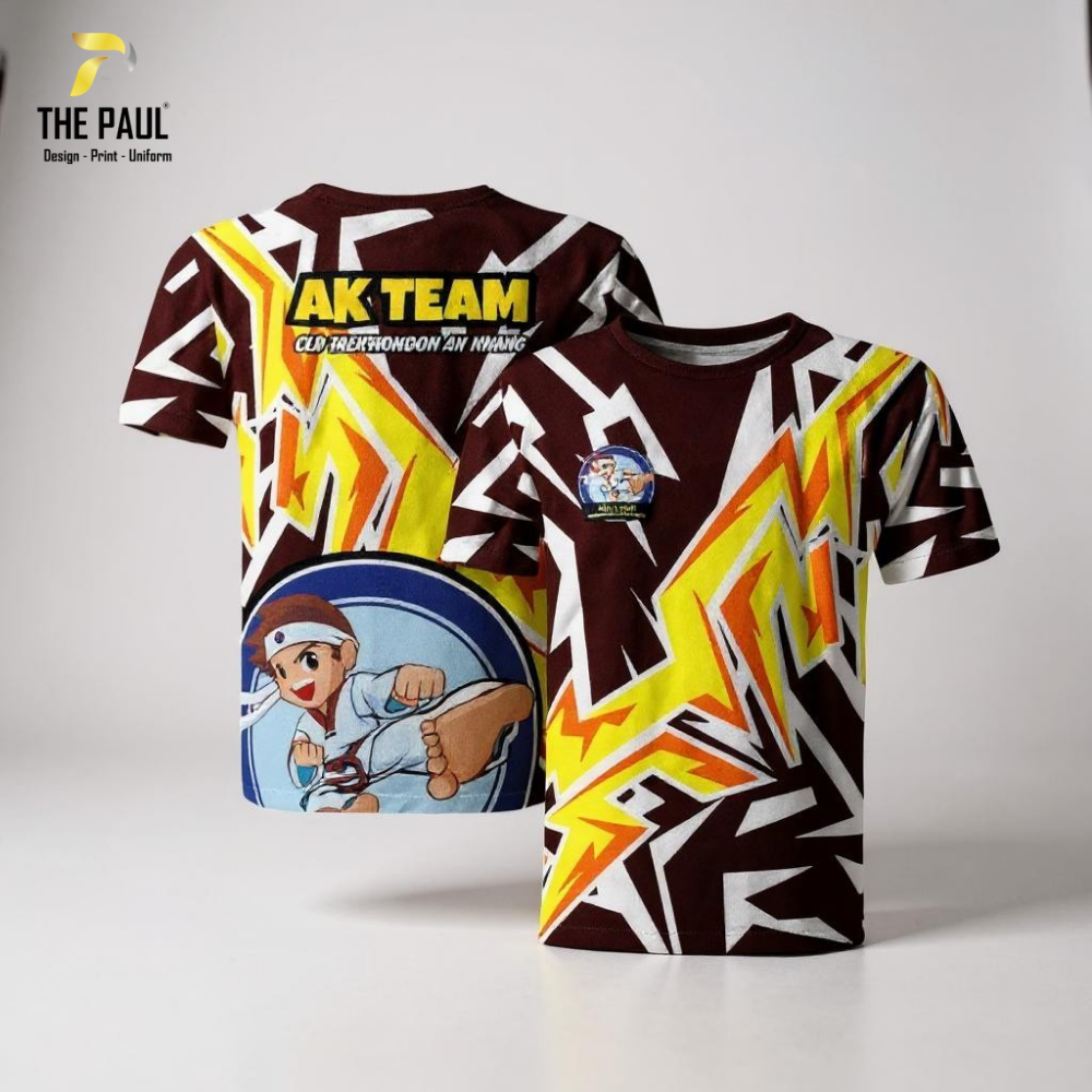  Áo thun cổ tròn AK Team 