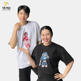  Áo thun cổ tròn COTTON in hình âm nhạc - Nhóm, lớp 01 
