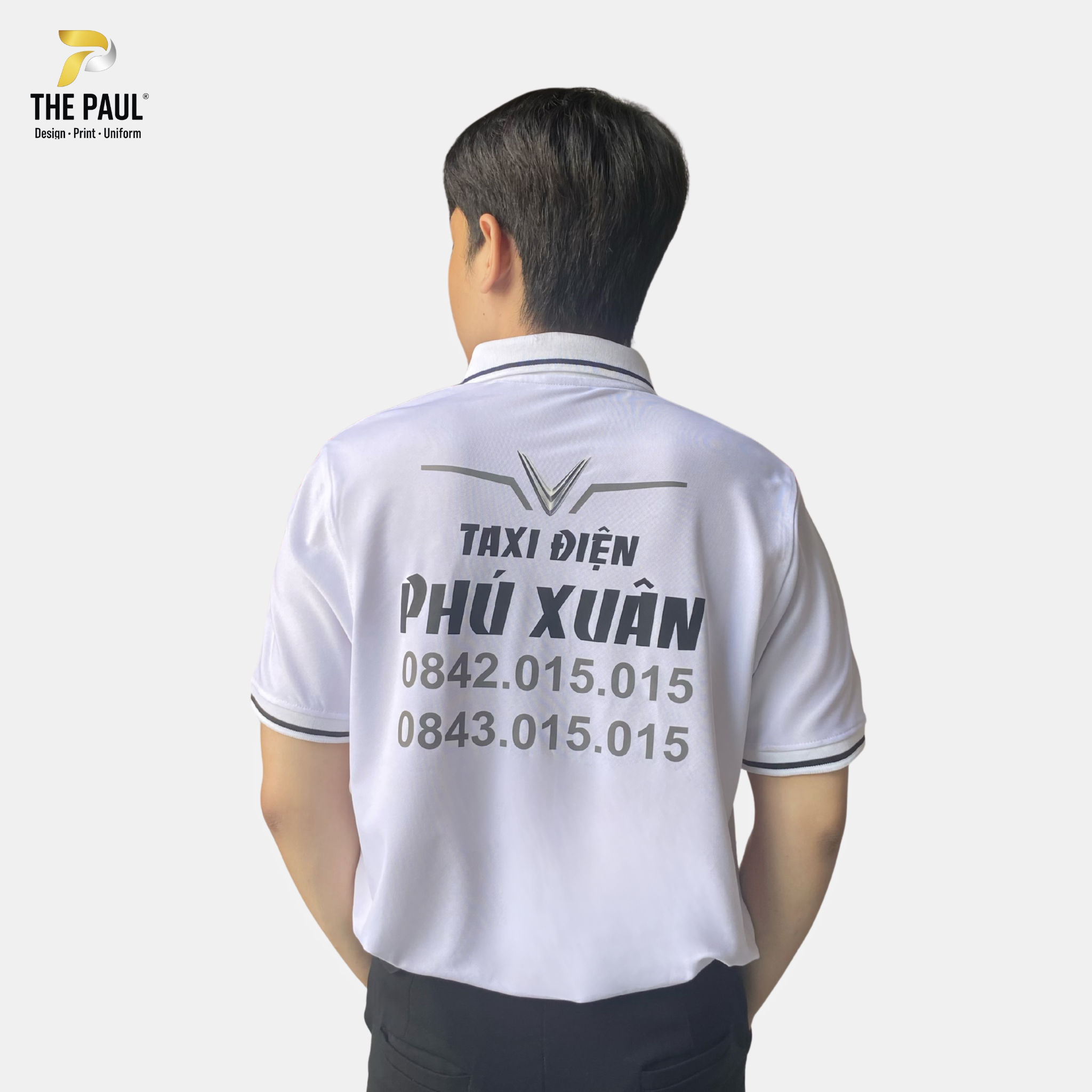  Áo thun cổ trụ showroom Vinfast Phú Xuân - Đồng phục doanh nghiệp 11 