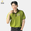  Áo thun polo phối màu xanh rêu - Đồng phục doanh nghiệp 12 