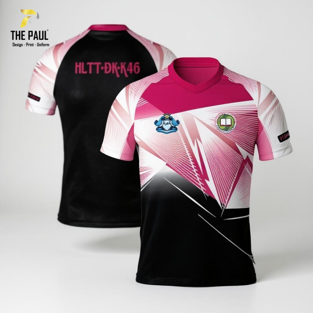  Áo thun cổ tim Raplan Đại học Thể Dục Thể Thao 