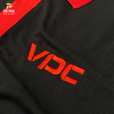  Áo thun polo phối đen đỏ - Đồng phục doanh nghiệp 02 