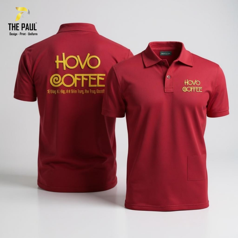  Áo thun cổ trụ Hovo Cafe 