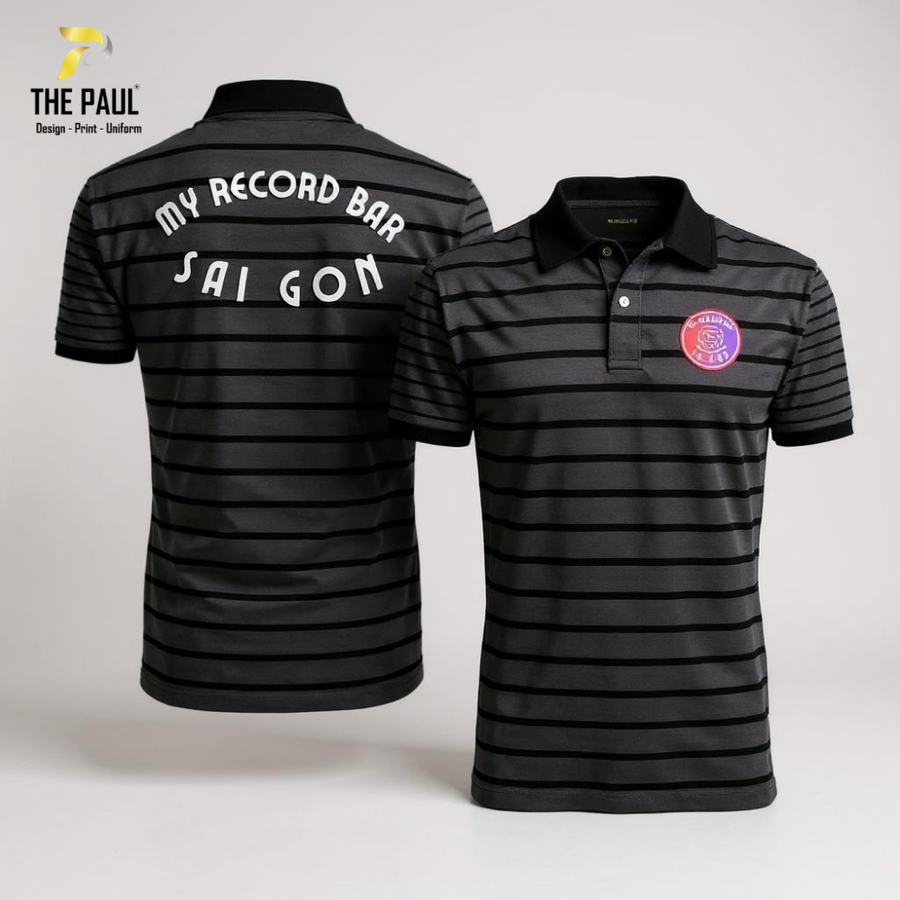  Áo thun cổ trụ My Record 