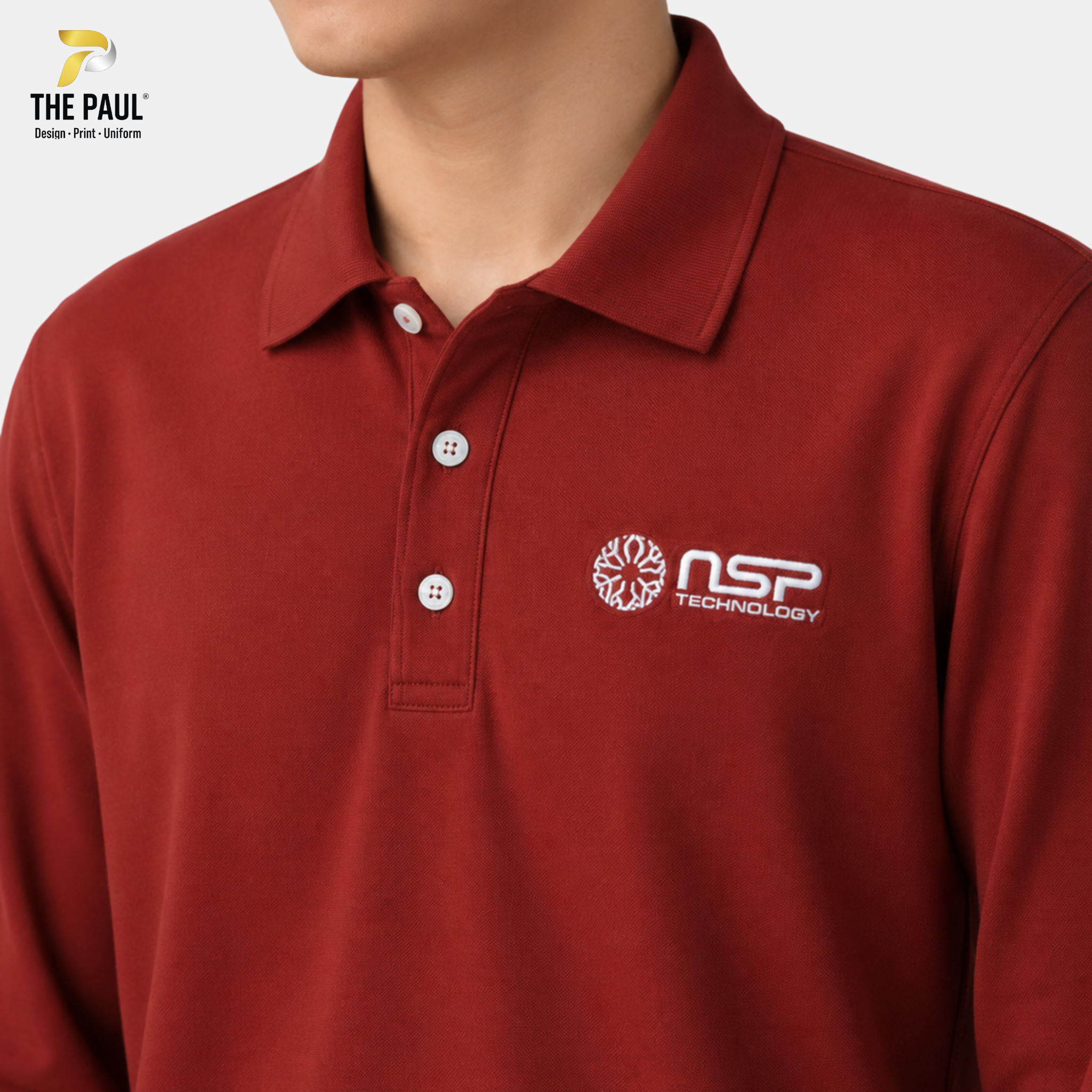  Áo thun tay dài Nhân Sinh Phúc - Đồng phục doanh nghiệp ngoài trời 