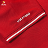  Áo thun polo đỏ, thêu logo HUCA FOOD - Chuỗi F&B 02 