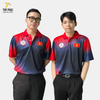 Áo thun polo Teakwondo phối xanh đỏ - Thể thao 02