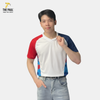  Áo thun cổ tim Raplan chuyển nhiệt xanh trắng - Thể thao 38 