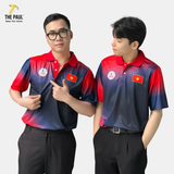  Áo thun polo Teakwondo phối xanh đỏ - Thể thao 02 