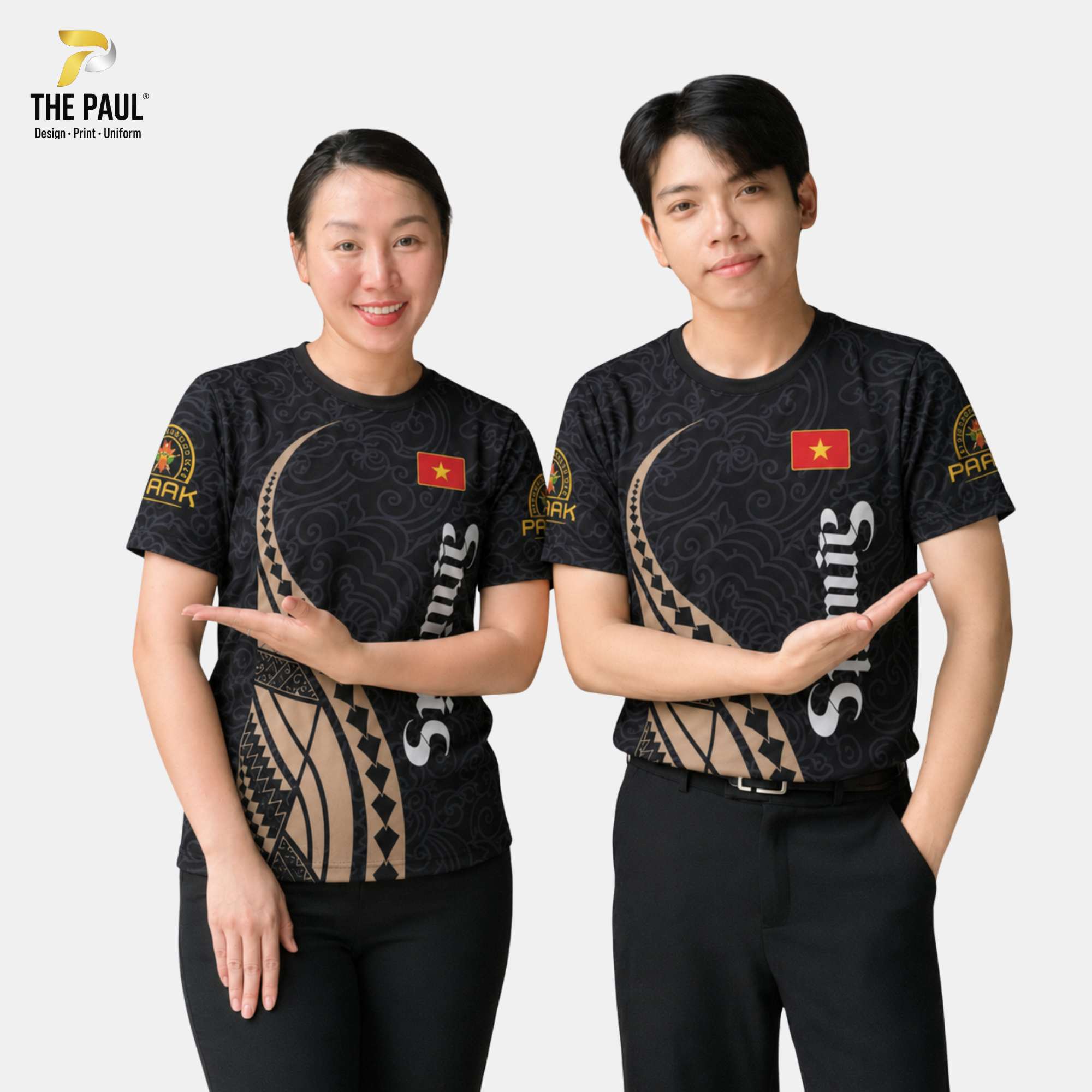  Áo thun cổ tròn Võ Gậy Kim Mã Park International - Thể thao 52 
