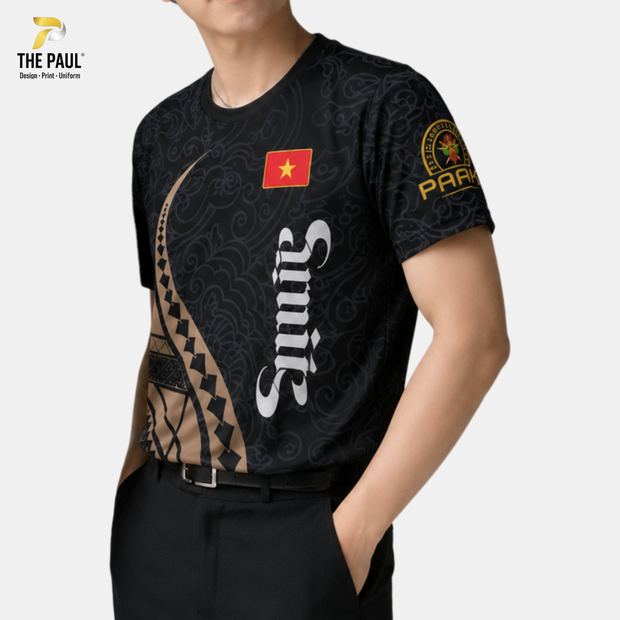  Áo thun cổ tròn Võ Gậy Kim Mã Park International - Thể thao 52 