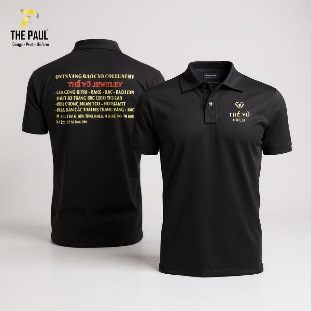  Áo thun cổ trụ doanh nghiệp Thế Vũ Jewery 