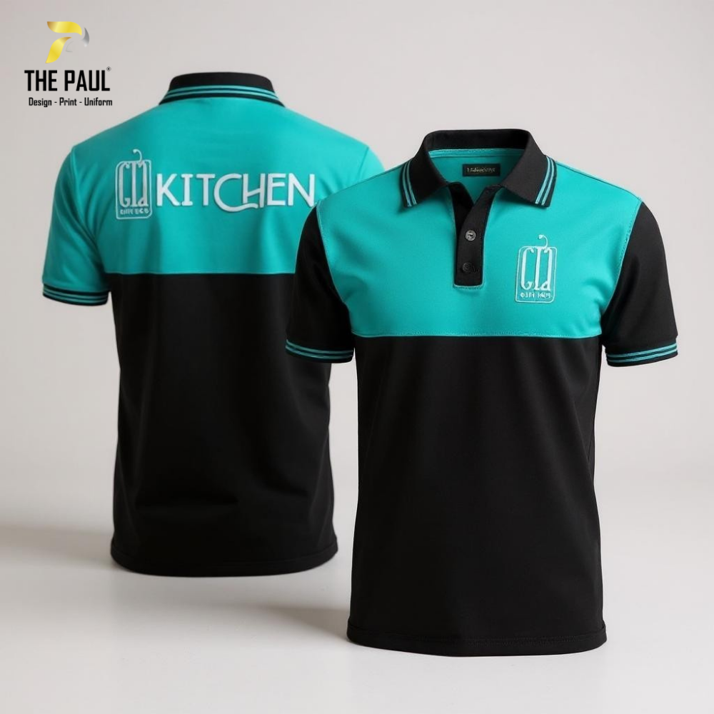  Áo thun cổ trụ Gia Kitchen 