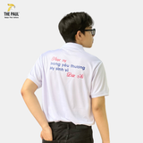 Áo polo Phòng Khám nhân ái - Áo thun cotton 