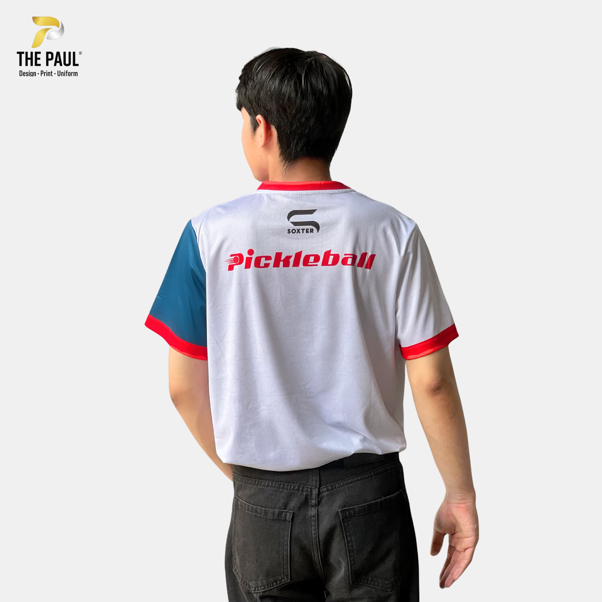  Áo thun cổ tròn Pickleball - Mè lưới thể thao 