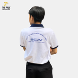  Áo thun polo trụ lệch SCJV - Đồng phục doanh nghiệp 05 