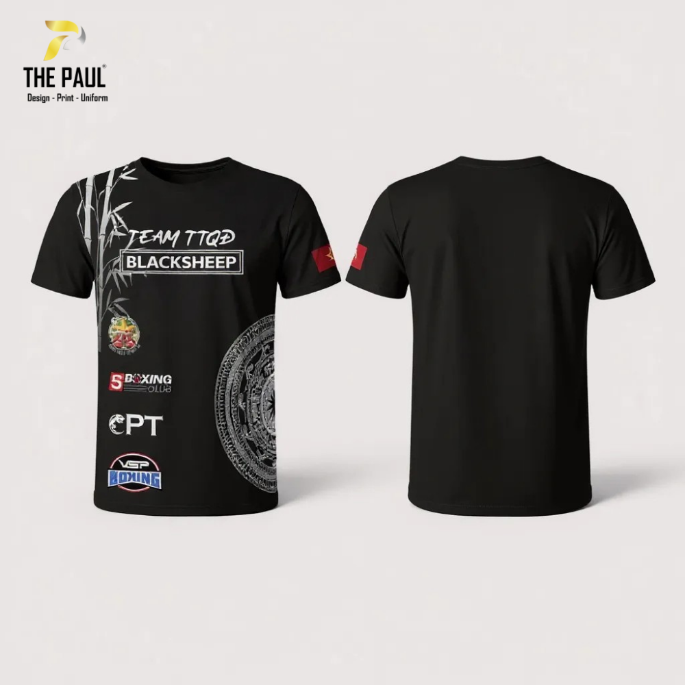  Áo thun cổ tròn thiết kế theo yêu cầu 