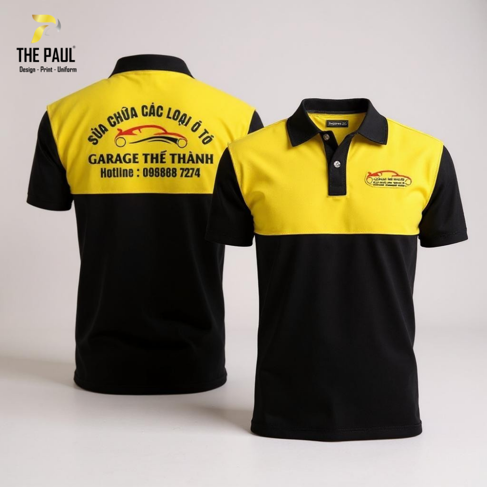  Áo thun cổ trụ Garage Thế Thành 