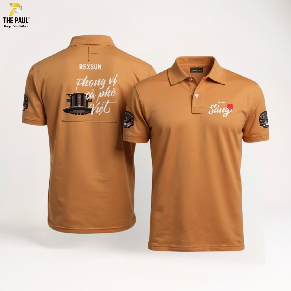  Áo thun cổ trụ Sáng 