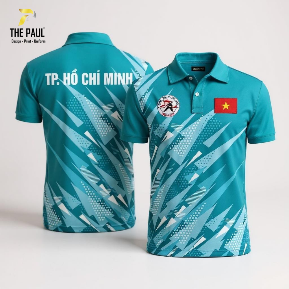  Áo thun cổ trụ chuyển nhiệt HCM 